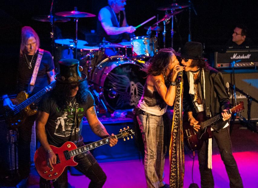 Aerosmith performs at The Whisky A Go Go in Los Angeles April8,2914