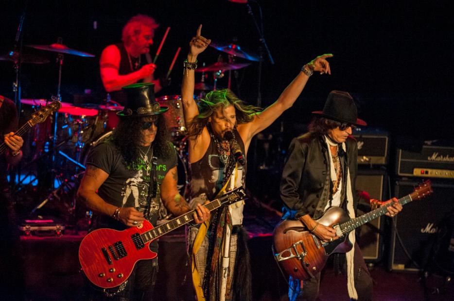 Aerosmith performs at The Whisky A Go Go in Los Angeles April8,2914