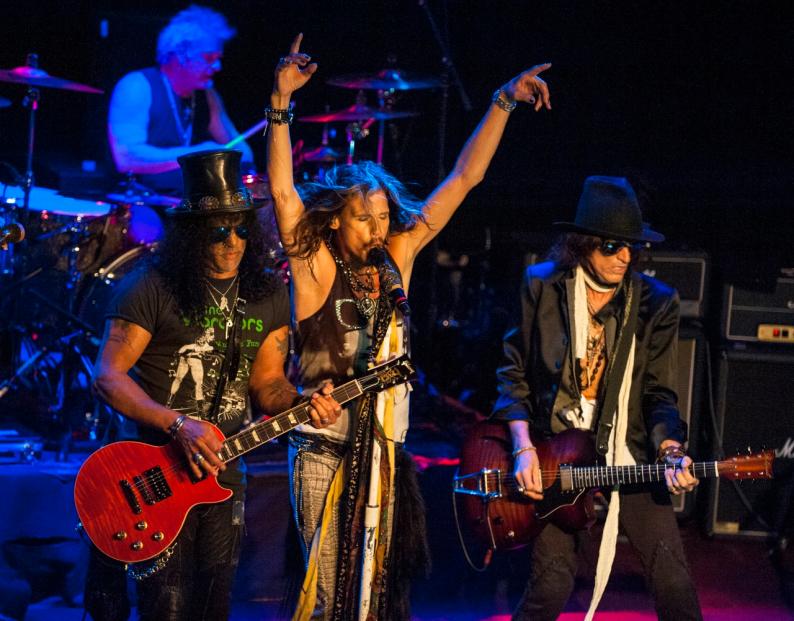 Aerosmith performs at The Whisky A Go Go in Los Angeles April8,2914