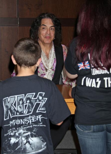 Paul Stanley of KISS signs his new book FACE THE MUSIC: A LIFE EXPOSED - Los Angeles, California