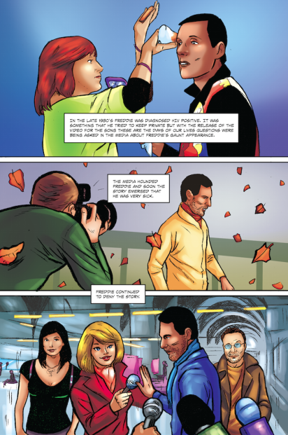 Fumetto Freddie Mercury
