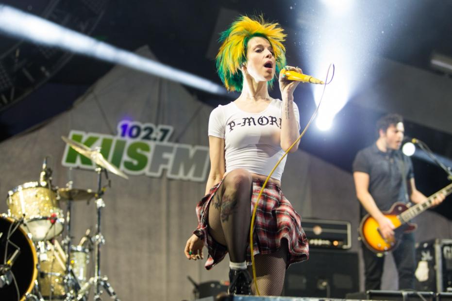 Paramore performs in Los Angeles