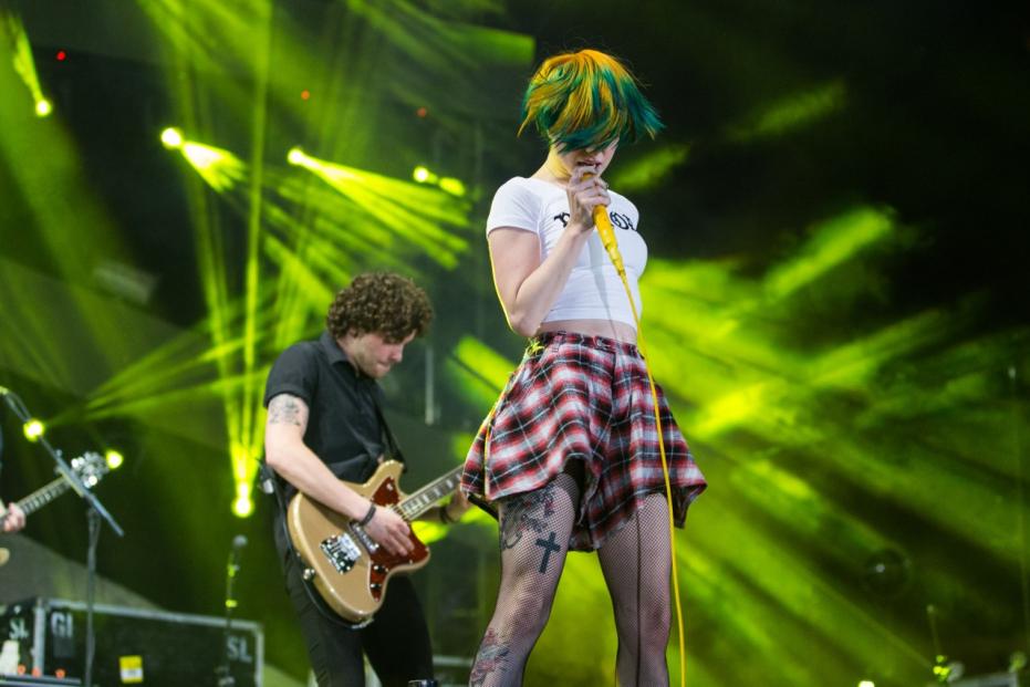 Paramore performs in Los Angeles