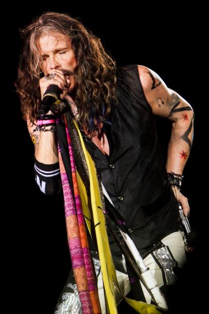 Aerosmith playing live in Milan in front of 35.000 fans on June 25th 2014 at Quartiere Fiera Rho