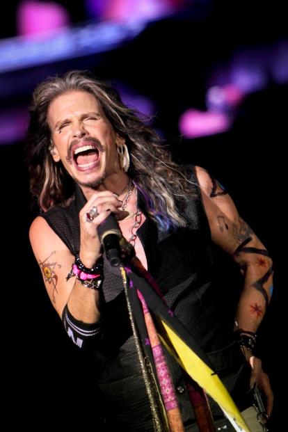 Aerosmith playing live in Milan in front of 35.000 fans on June 25th 2014 at Quartiere Fiera Rho