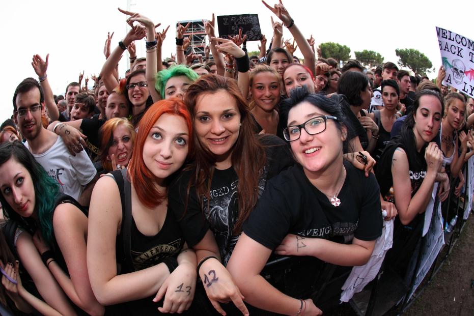Faccie da ROCK IN ROMA Avenged Sevenfold (12)