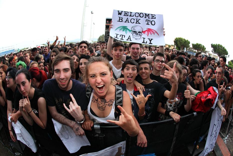 Faccie da ROCK IN ROMA Avenged Sevenfold (15)