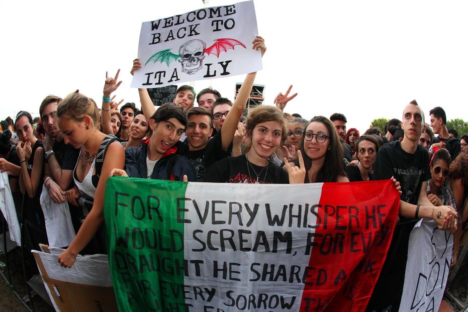 Faccie da ROCK IN ROMA Avenged Sevenfold (17)