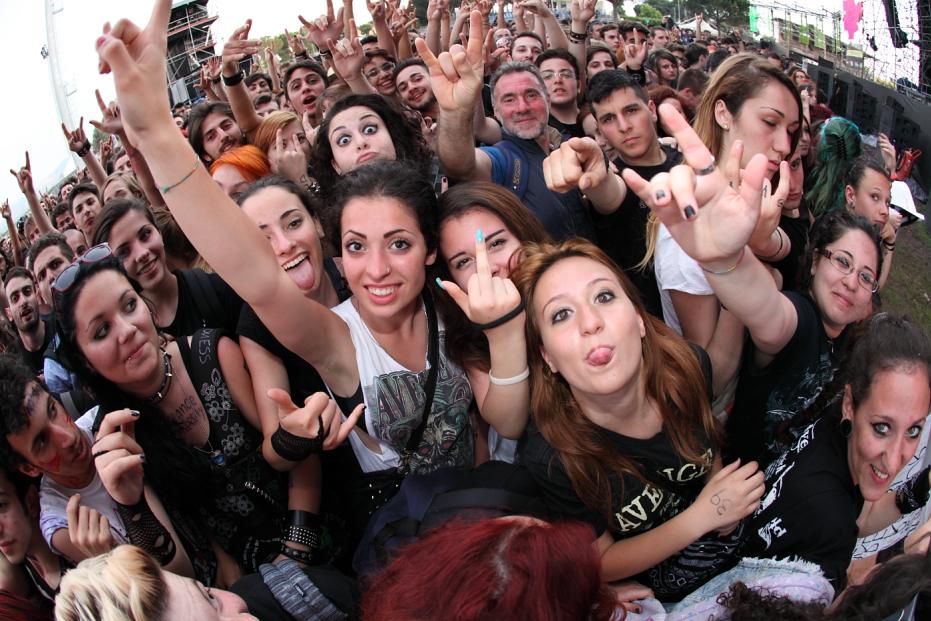 Faccie da ROCK IN ROMA Avenged Sevenfold (3)