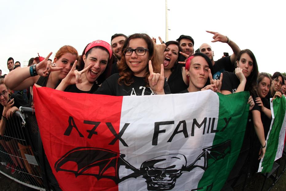 Faccie da ROCK IN ROMA Avenged Sevenfold (55)