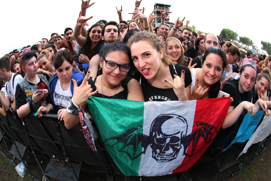 Faccie da ROCK IN ROMA Avenged Sevenfold (74)