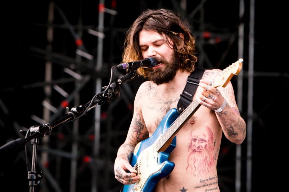 Biffy Clyro at ROCK IN IDRO festival day 4 on June 2nd 2014 in Bologna , Italy at Joe Strummer Arena