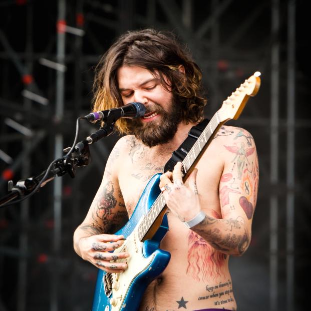 Biffy Clyro at ROCK IN IDRO festival day 4 on June 2nd 2014 in Bologna , Italy at Joe Strummer Arena