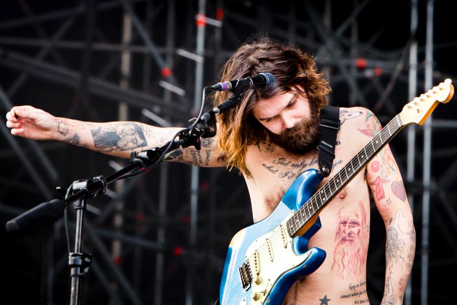 Biffy Clyro at ROCK IN IDRO festival day 4 on June 2nd 2014 in Bologna , Italy at Joe Strummer Arena