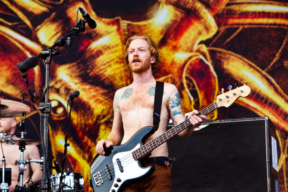 Biffy Clyro at ROCK IN IDRO festival day 4 on June 2nd 2014 in Bologna , Italy at Joe Strummer Arena