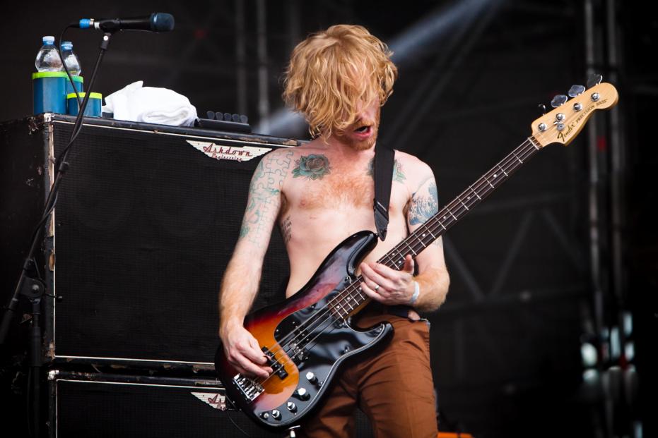 Biffy Clyro at ROCK IN IDRO festival day 4 on June 2nd 2014 in Bologna , Italy at Joe Strummer Arena