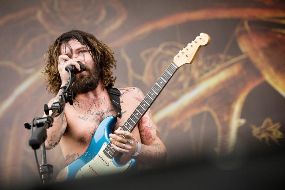 Biffy Clyro at ROCK IN IDRO festival day 4 on June 2nd 2014 in Bologna , Italy at Joe Strummer Arena