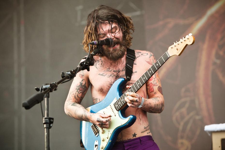 Biffy Clyro at ROCK IN IDRO festival day 4 on June 2nd 2014 in Bologna , Italy at Joe Strummer Arena