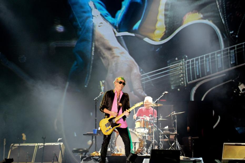 The legendary Rolling Stone performs live at Roskilde Festival 2014