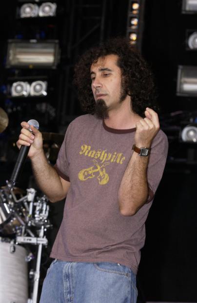 Serj Tankian of System of a Down Performing