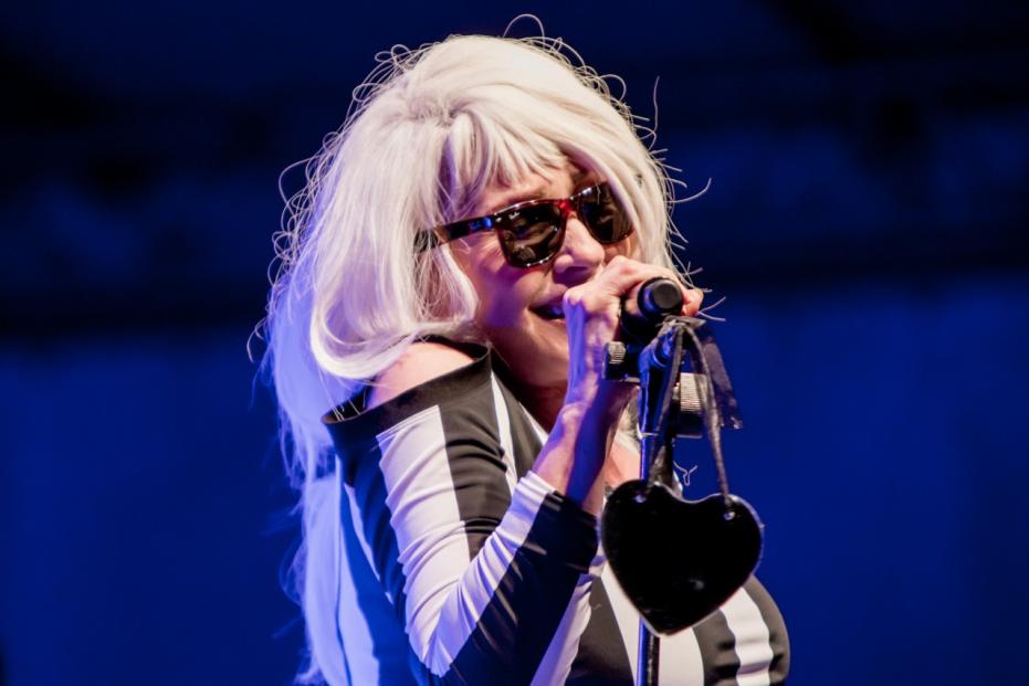 American rock band Blondie performs live in Milan