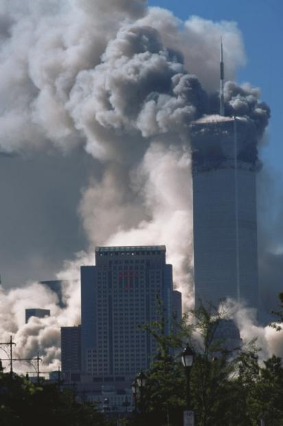 South Tower of the World Trade Center Collapses
