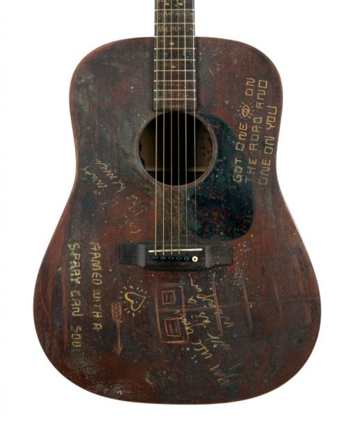 Edge guitar to sell for $80,000 at rock n roll auction.
