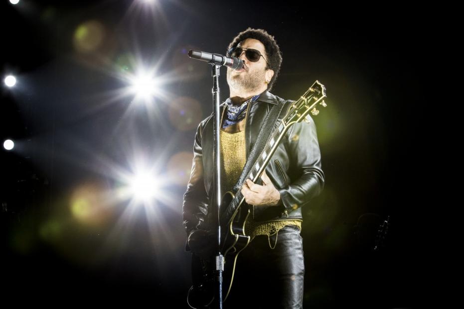 Lenny Kravitz performs live in Milan