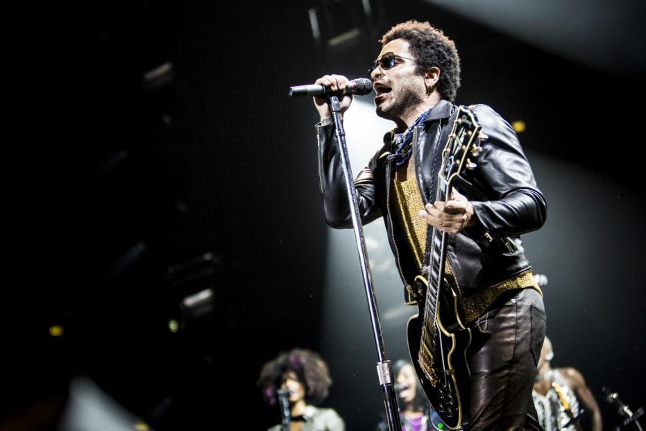 Lenny Kravitz performs live in Milan