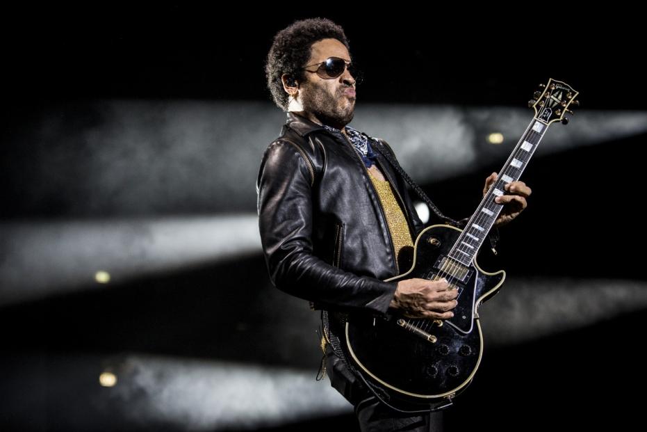 Lenny Kravitz performs live in Milan