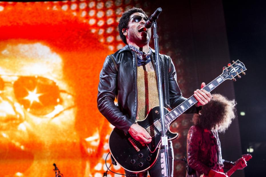 Lenny Kravitz performs live in Milan