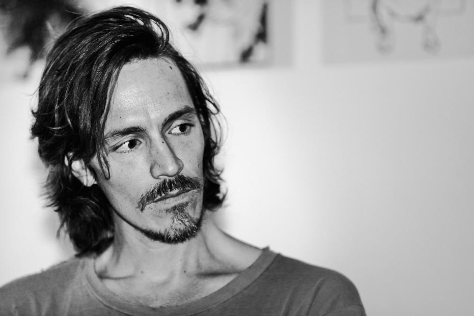 So the Echo a night with Brandon Boyd. The leader and singer of Rock band INCUBUS, presenting his new book of drawings and paintings in Bologna at ONO