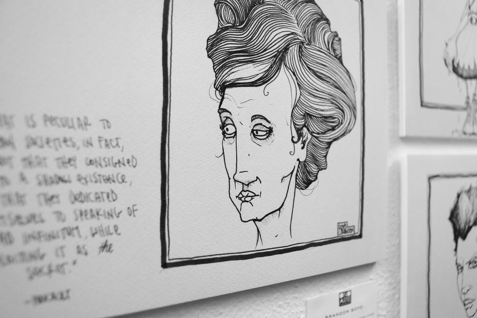 So the Echo a night with Brandon Boyd. The leader and singer of Rock band INCUBUS, presenting his new book of drawings and paintings in Bologna at ONO
