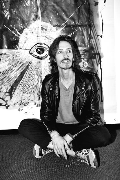 So the Echo a night with Brandon Boyd. The leader and singer of Rock band INCUBUS, presenting his new book of drawings and paintings in Bologna at ONO