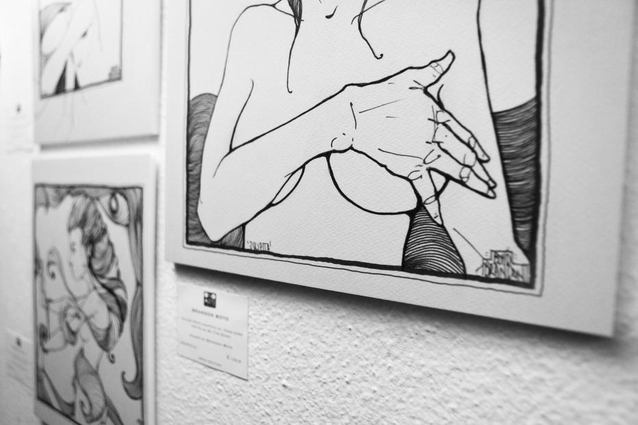 So the Echo a night with Brandon Boyd. The leader and singer of Rock band INCUBUS, presenting his new book of drawings and paintings in Bologna at ONO
