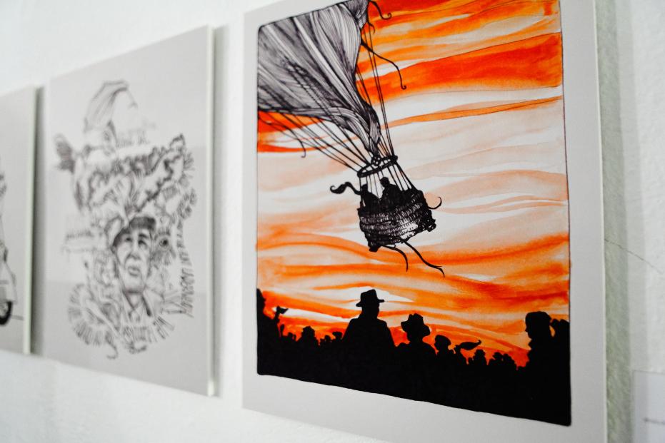 So the Echo a night with Brandon Boyd. The leader and singer of Rock band INCUBUS, presenting his new book of drawings and paintings in Bologna at ONO