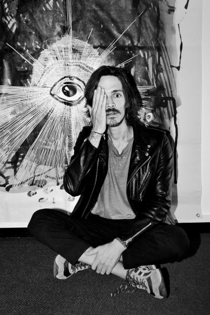 So the Echo a night with Brandon Boyd. The leader and singer of Rock band INCUBUS, presenting his new book of drawings and paintings in Bologna at ONO