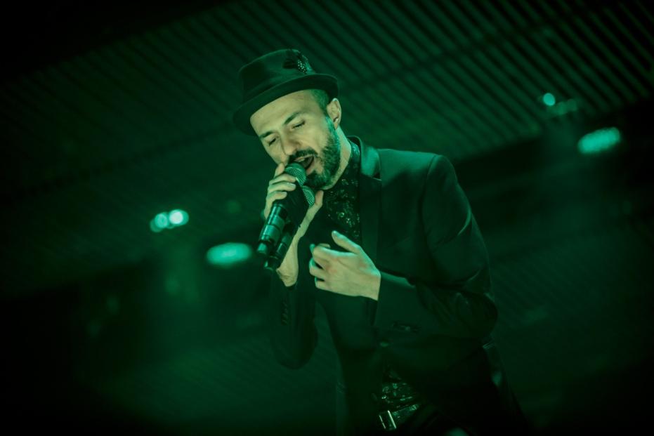 Italian rock band Subsonica performs live in Milan