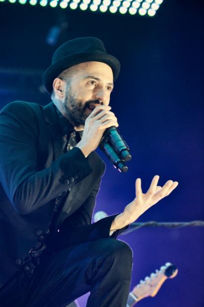 Subsonica performs live at Mediolanum Forum in Milan