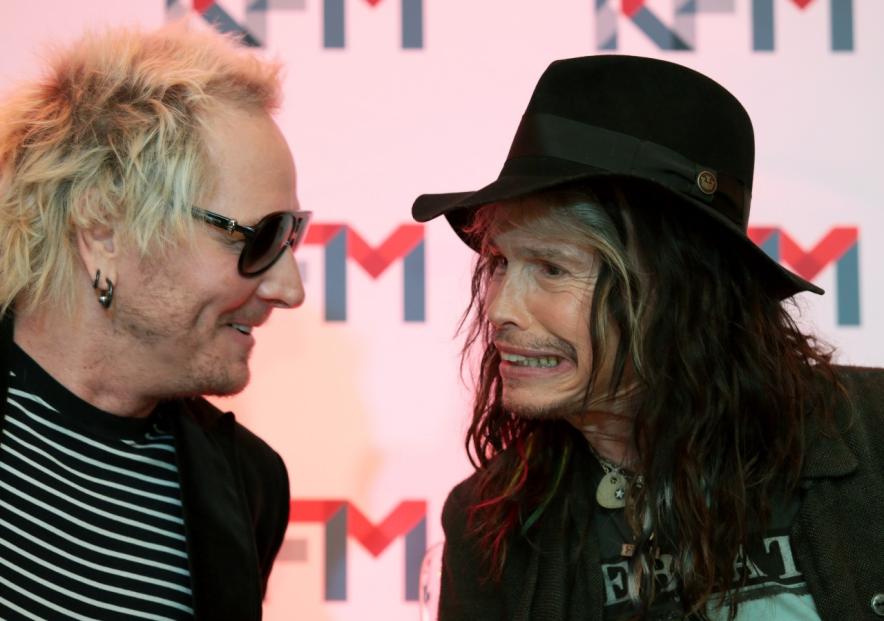 Steven Tyler seen during the Kings of Chaos press conference in Cape Town
