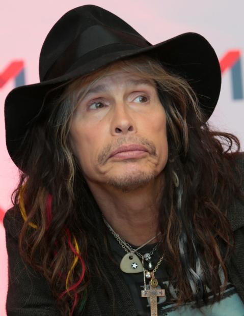 Steven Tyler seen during the Kings of Chaos press conference in Cape Town