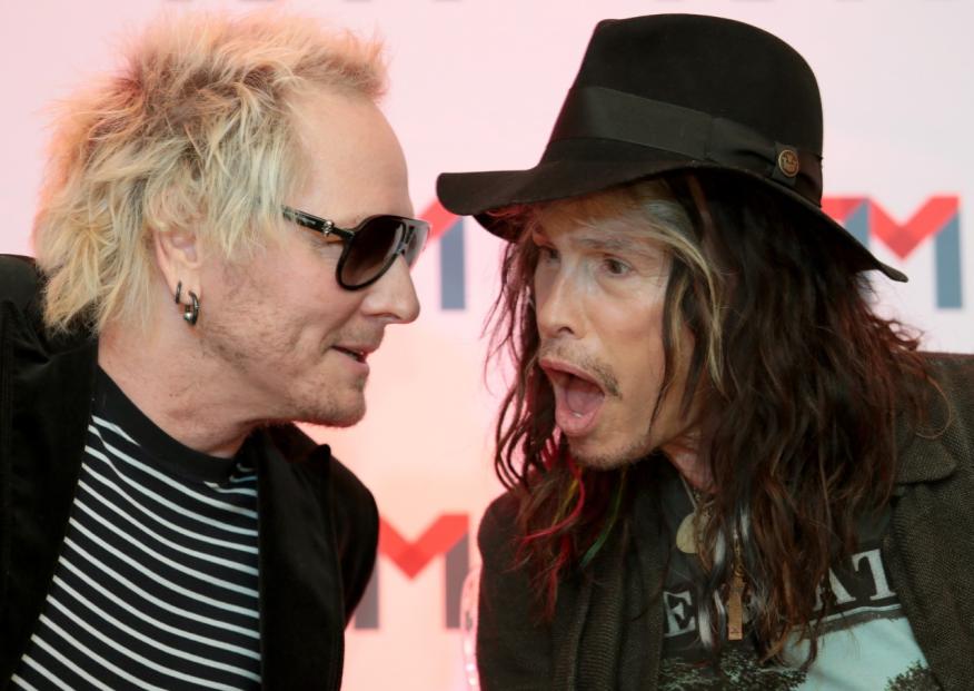 Steven Tyler seen during the Kings of Chaos press conference in Cape Town