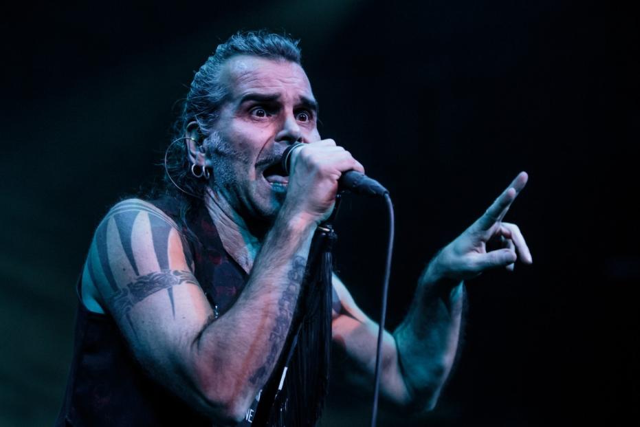 Italian rock band Litfiba performs live in Milan