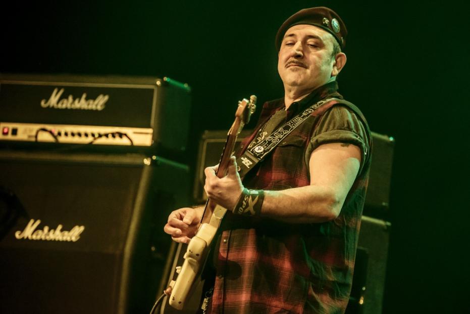 Italian rock band Litfiba performs live in Milan