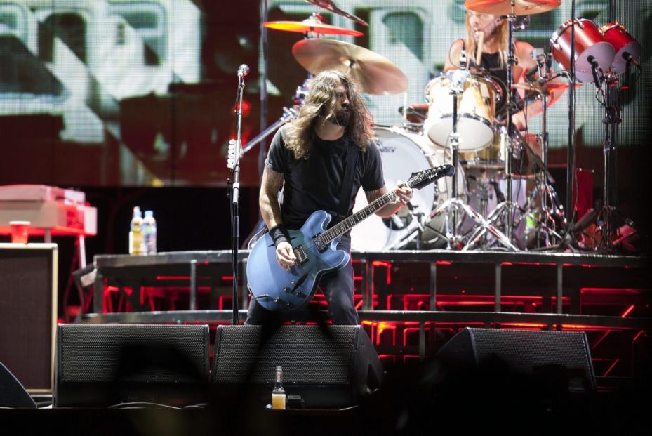 Foo Fighters in concert in Sao Paulo