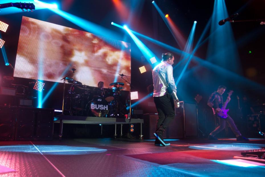 Bush in concert at the Nob Hill Masonic in San Francisco