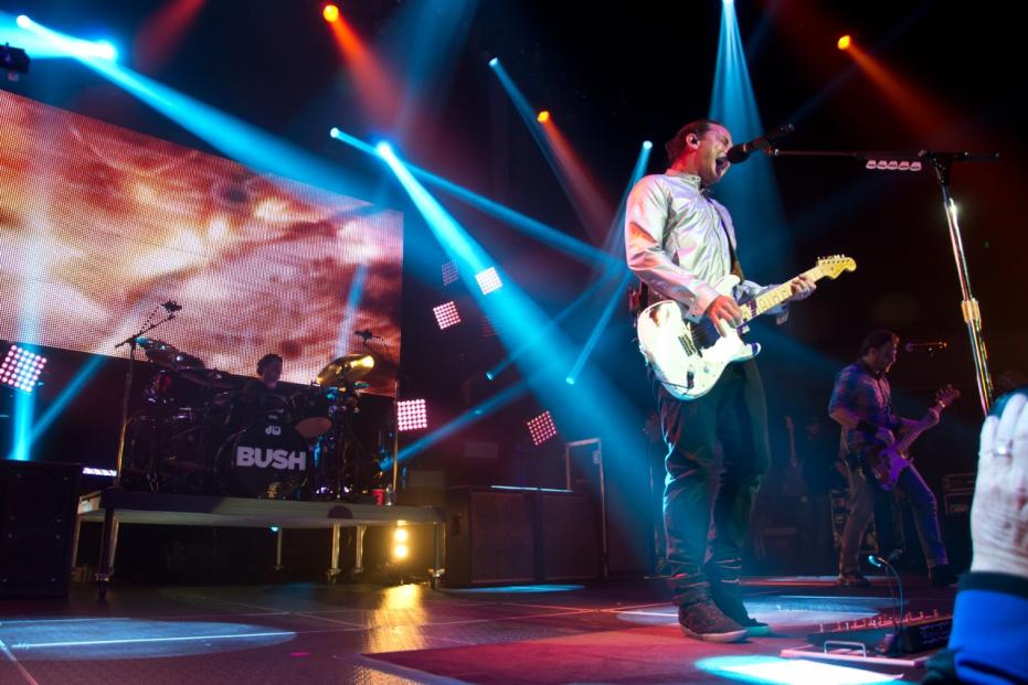 Bush in concert at the Nob Hill Masonic in San Francisco
