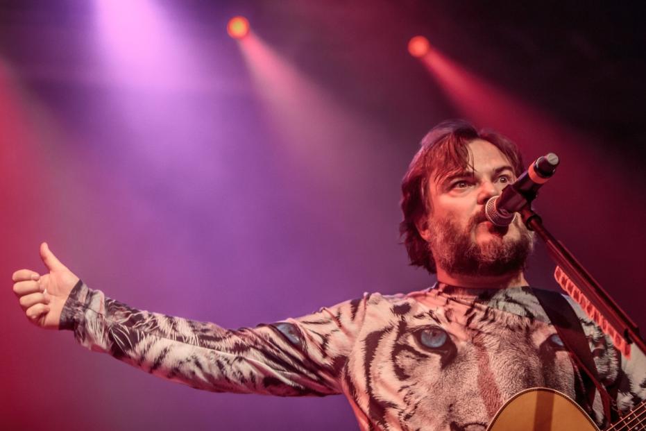 American comedy rock duo Tenacious D performs live in Milan