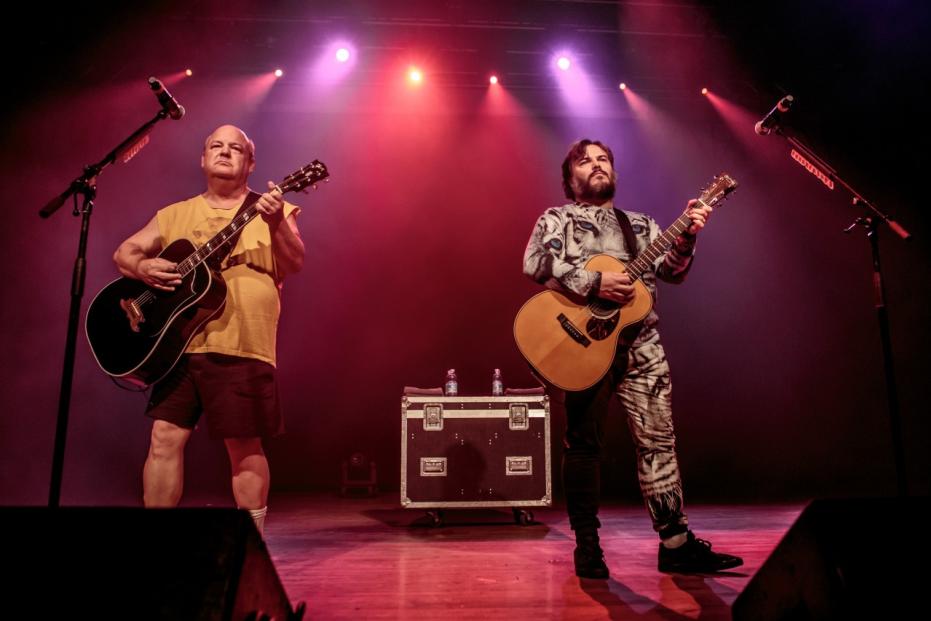American comedy rock duo Tenacious D performs live in Milan