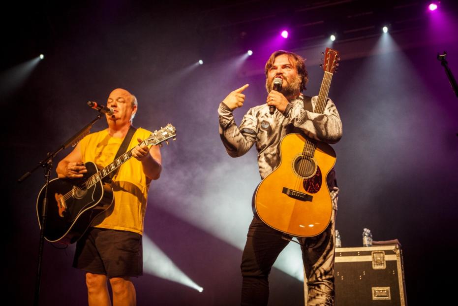 American comedy rock duo Tenacious D performs live in Milan